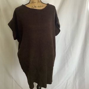 Lane Bryant 18/20 tunic style knit brown sweater